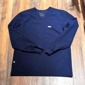 Figs Long Sleeve Scrub Top